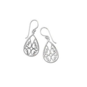 Ornate Cut Out Design Earrings