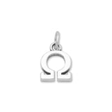 Greek Alphabet Letter Charm - Omega