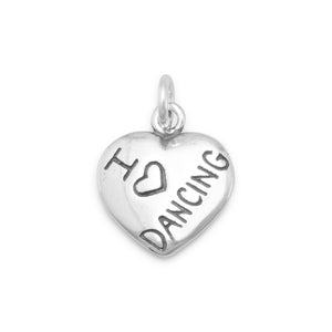 I Love DANCING Charm