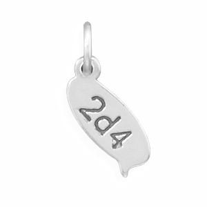 2d4 Text Message Charm