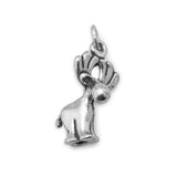 Oxidized Cute Moose Charm