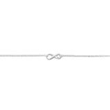 9" + 1" Infinity Symbol Anklet