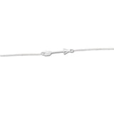 11" + 1" Sideways Arrow Anklet