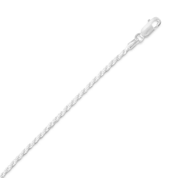Diamond Cut Rope Chain (1.7mm)