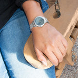 Silver Mesh Magnetic Fashion Watch